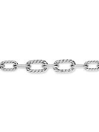 DY Madison Chain Necklace in Sterling Silver with 18K Rose Gold