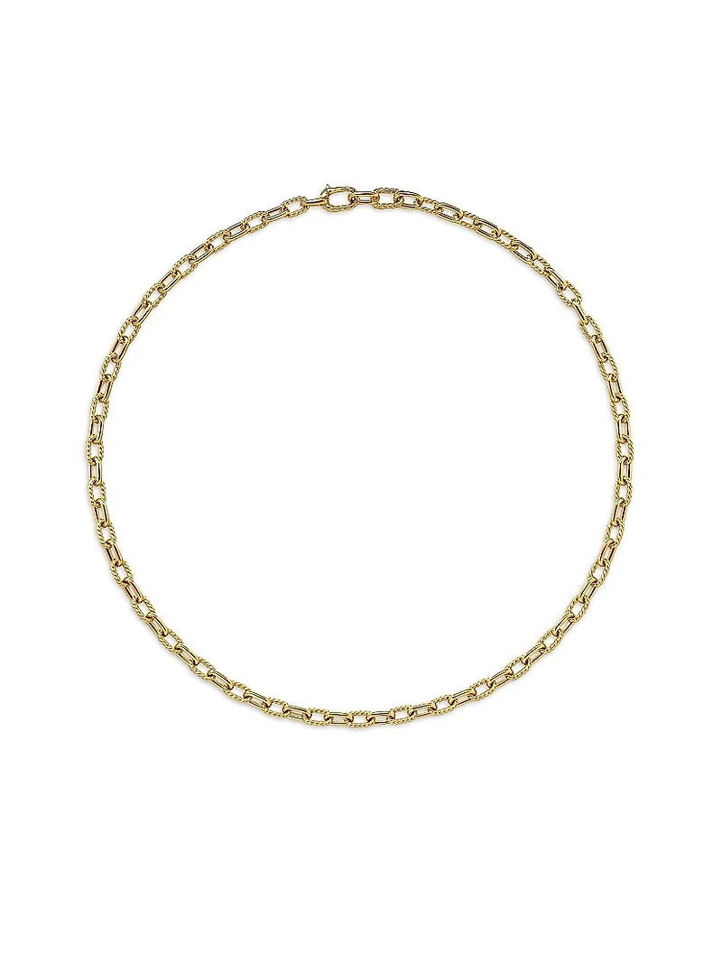 DY Madison Chain Necklace 18K Yellow Gold, 6mm