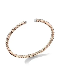 Cablespira Bracelet In 18K Rose Gold