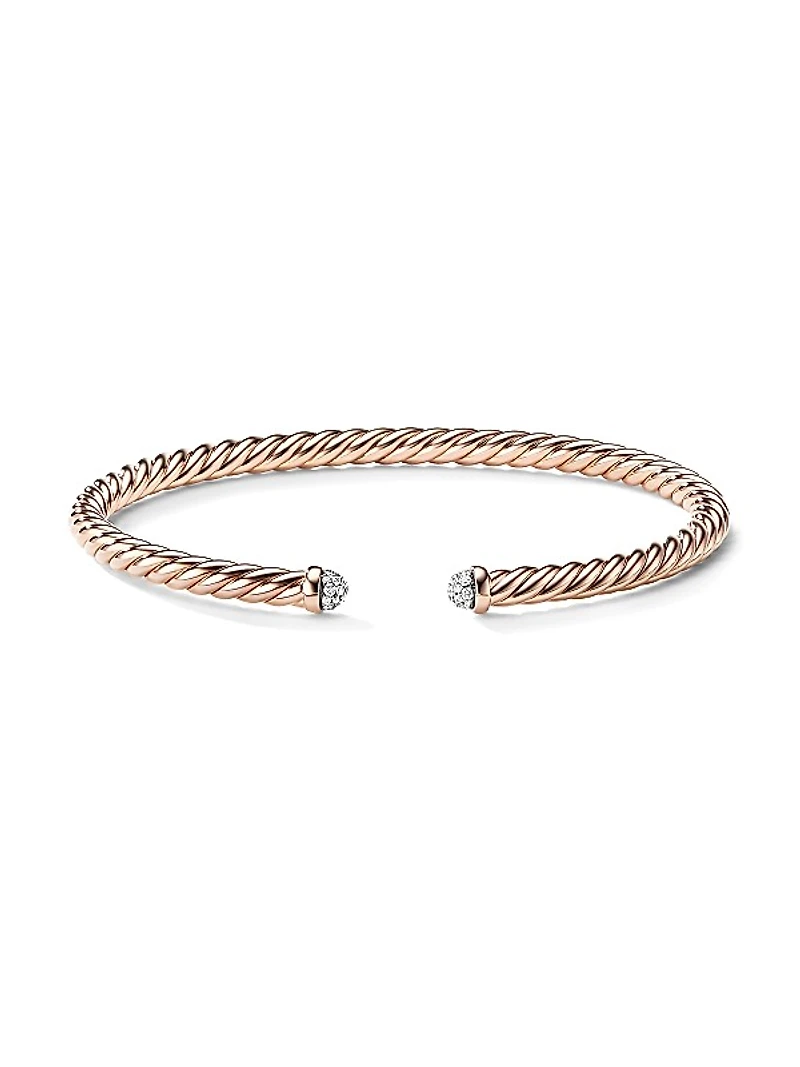 Cablespira Bracelet In 18K Rose Gold