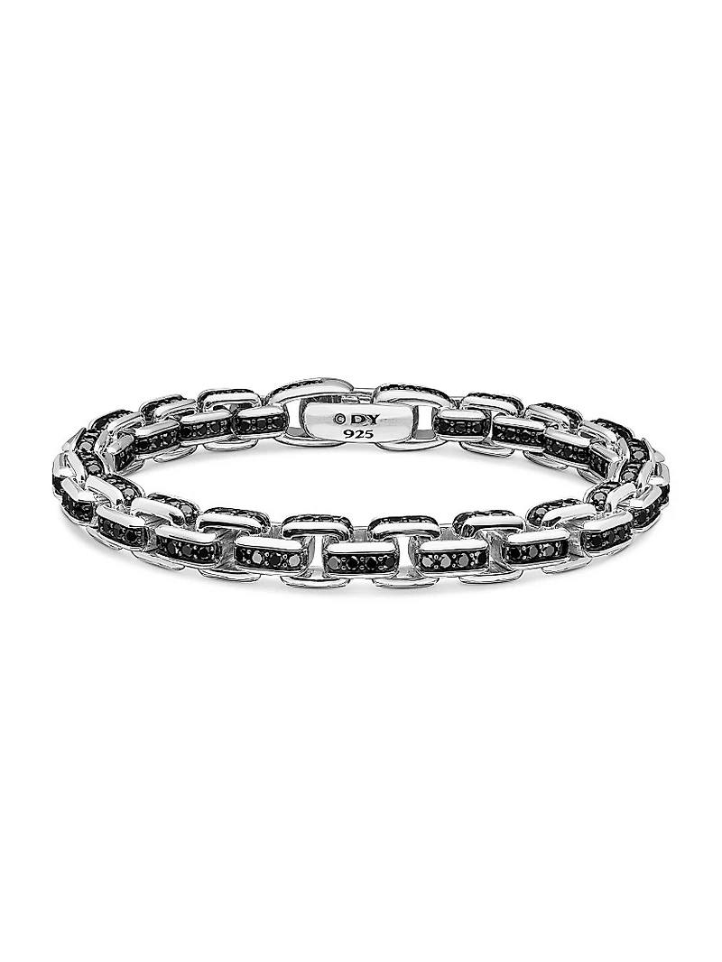Box Chain Bracelet Sterling Silver