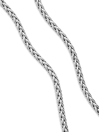 Wheat Chain Necklace in Sterling Silver