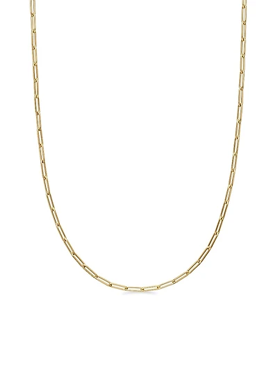 Chain Link Necklace 18K Yellow Gold