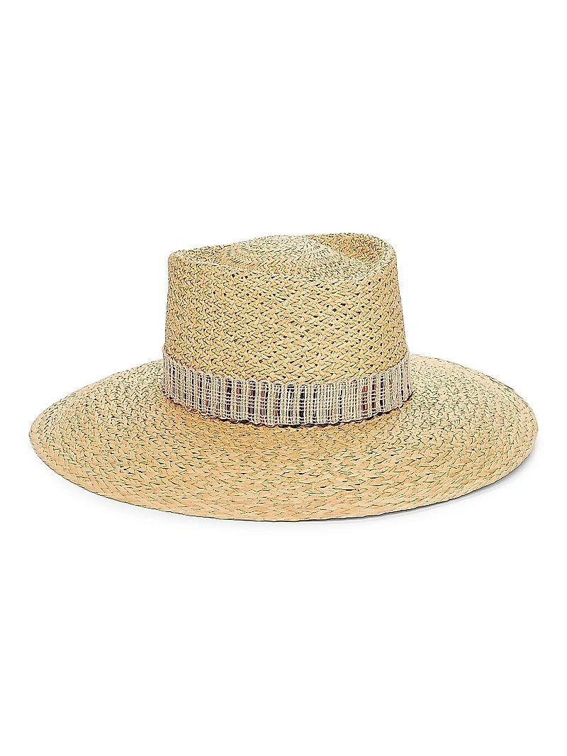 Hanae Woven Wide-Brim Hat