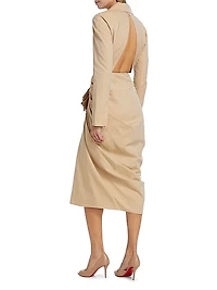 Donati Tied Trench Midi-Dress