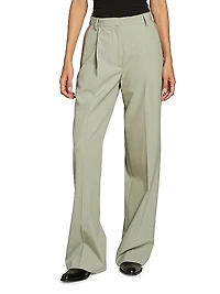 Cotton-Blend Tuxedo Pants