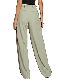 Cotton-Blend Tuxedo Pants