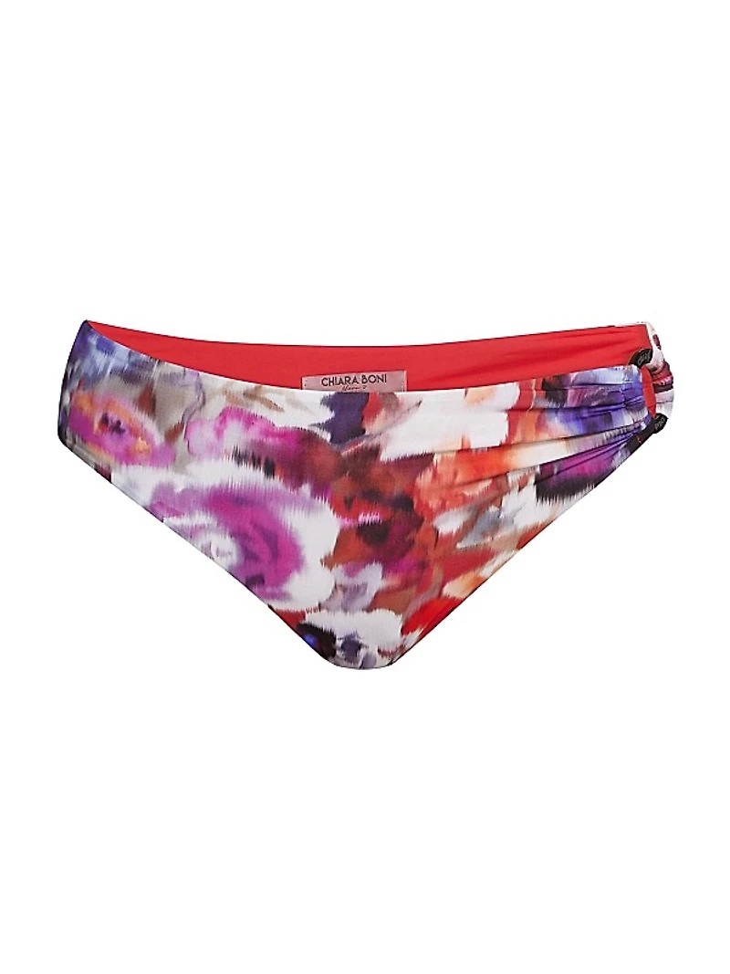 Haze Printed O-Ring Bikini Bottom