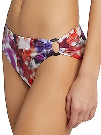 Haze Printed O-Ring Bikini Bottom