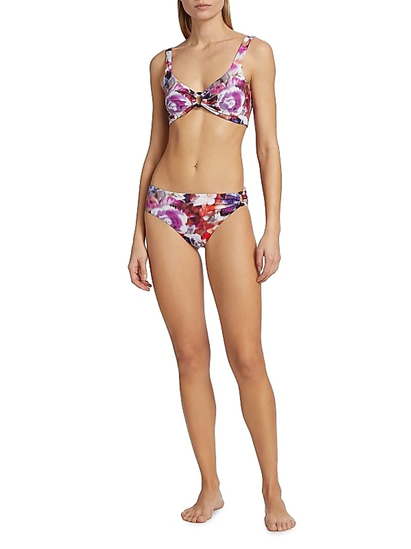 Haze Printed O-Ring Bikini Bottom