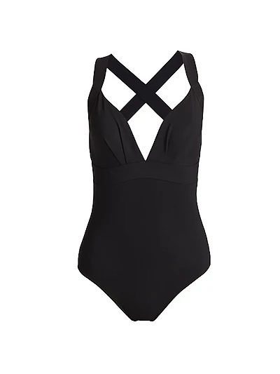 Plunge One-Piece Swimsuit