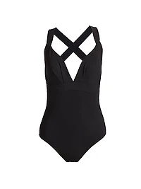 Plunge One-Piece Swimsuit