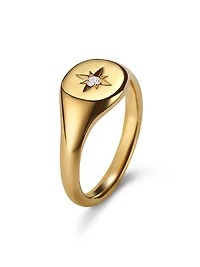 Cable Collectibles Starset Pinky Ring 18K Yellow Gold