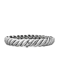 Sculpted Cable Bracelet Sterling Silver