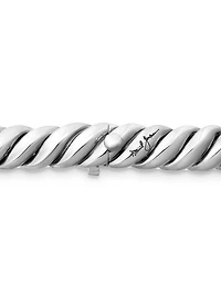 Sculpted Cable Bracelet Sterling Silver