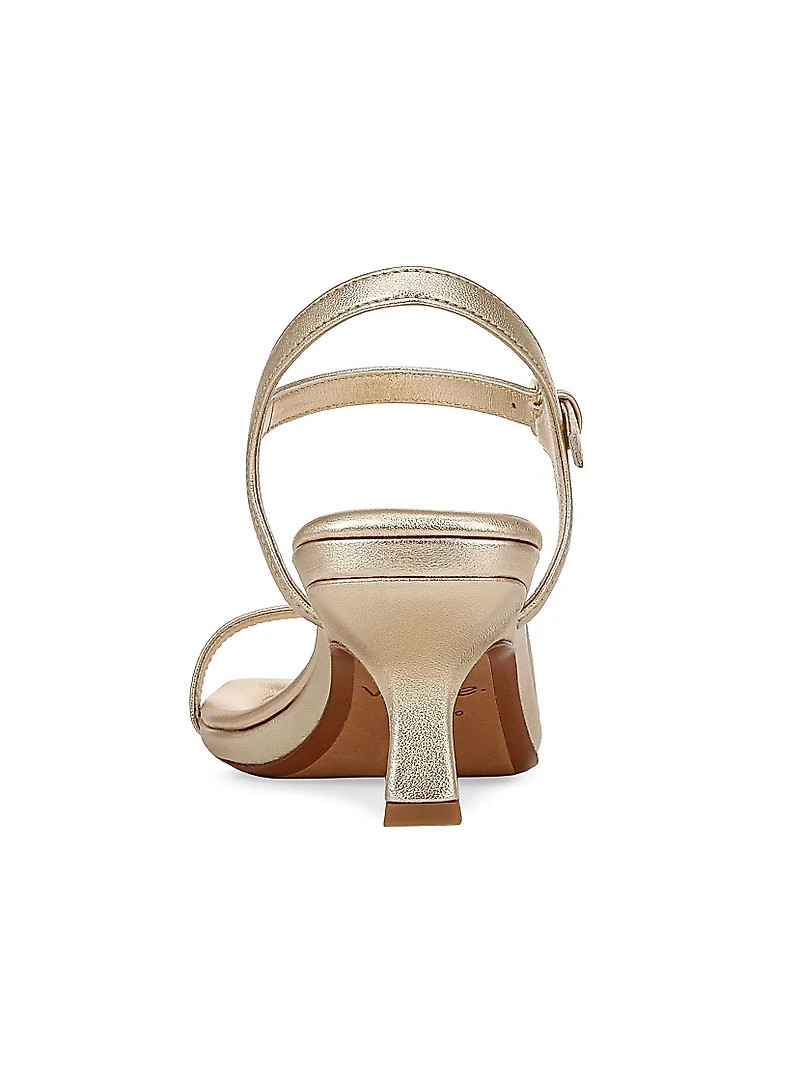 Coco 60MM Metallic Leather Sandals