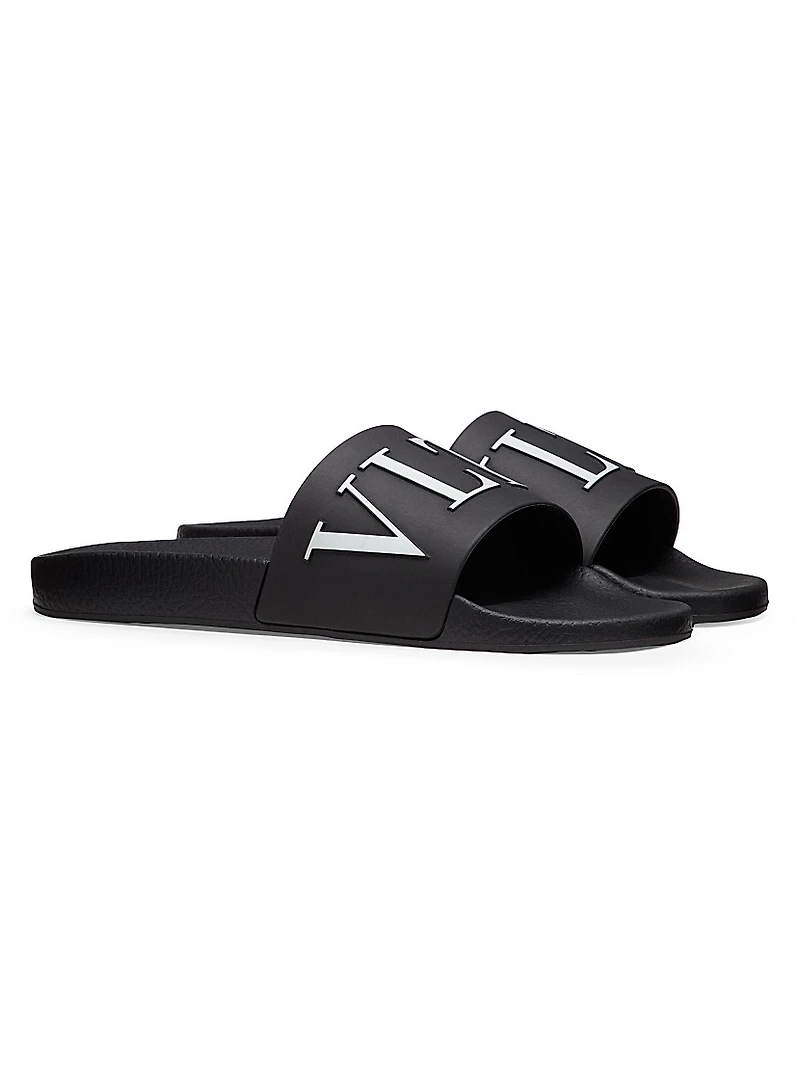 VLTN Rubber Slider Sandals