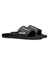 VLTN Rubber Slider Sandals