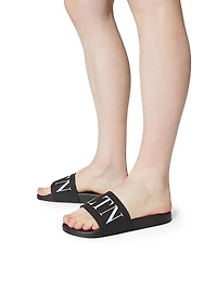 VLTN Rubber Slider Sandals