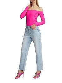 Jersey Off-the-Shoulder Top