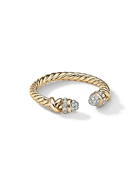 Petite Helena Open Ring 18K Yellow Gold