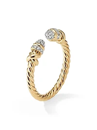 Petite Helena Open Ring 18K Yellow Gold