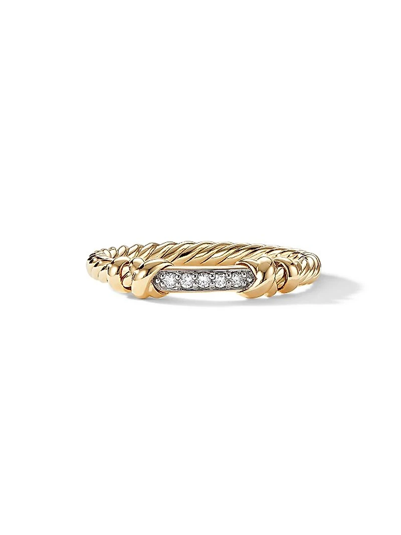 Petite Helena Wrap Ring In 18K Yellow Gold
