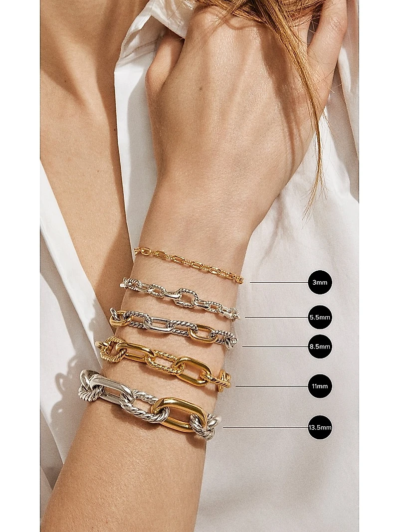 DY Madison Chain Bracelet 18K Rose Gold