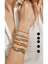 DY Madison Chain Bracelet 18K Rose Gold