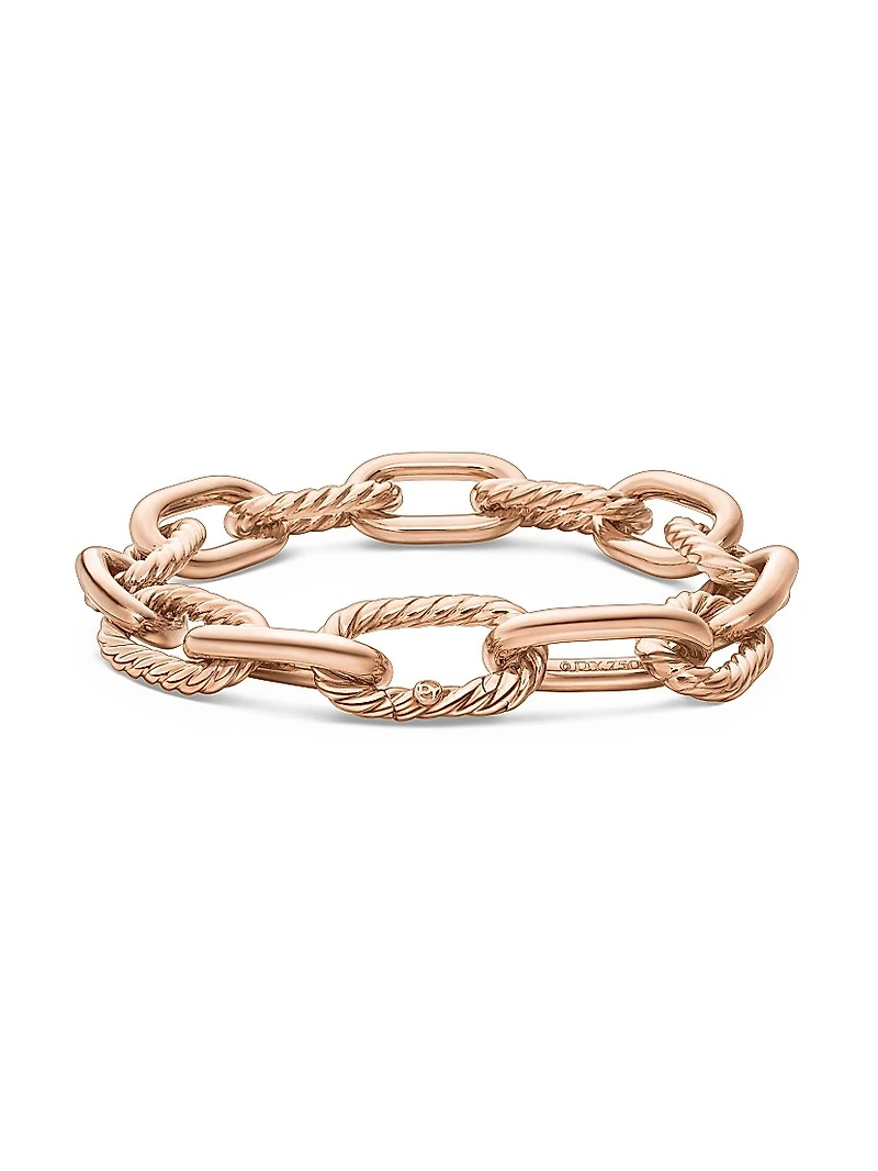 DY Madison Chain Bracelet 18K Rose Gold