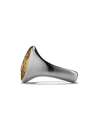 Petrvs Bee Pinky Ring in Sterling Silver