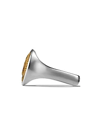 Petrvs Lion Pinky Ring Sterling Silver