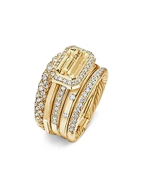Stax Statement Ring 18K Yellow Gold