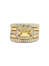 Stax Statement Ring 18K Yellow Gold