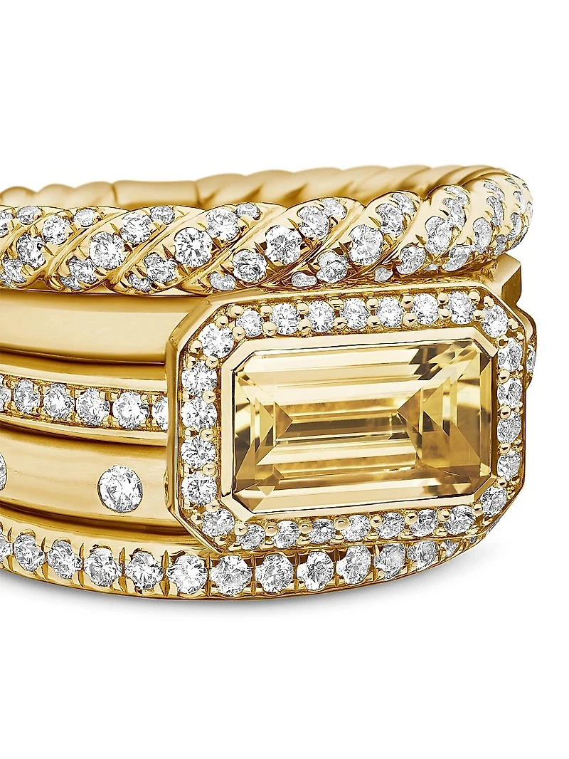 Stax Statement Ring 18K Yellow Gold