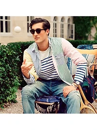 Distressed Slim-Fit Jeans