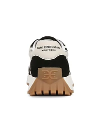 Luna Mixed-Media Sneakers