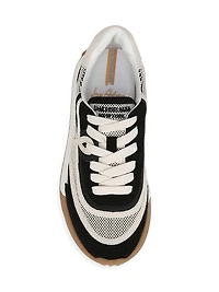 Luna Mixed-Media Sneakers