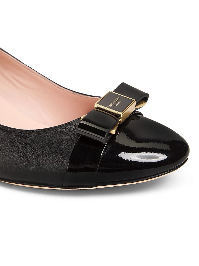 Bowdie Leather Pumps