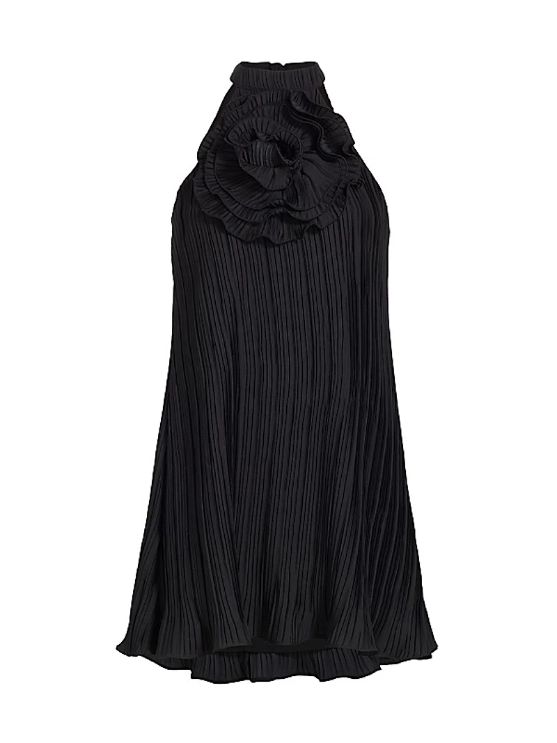 Sandy Appliqué Minidress