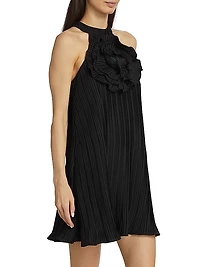 Sandy Appliqué Minidress