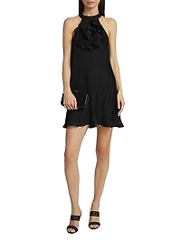 Sandy Appliqué Minidress