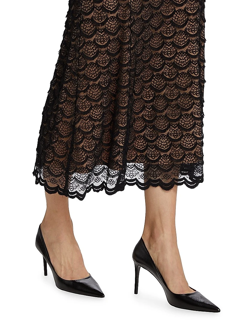 Elara Bow-Back Midi-Dress