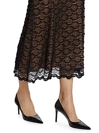 Elara Bow-Back Midi-Dress