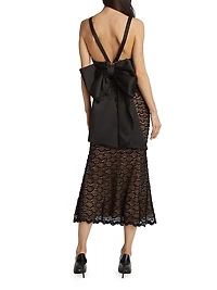 Elara Bow-Back Midi-Dress