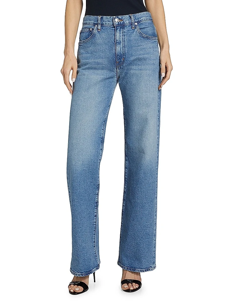 Faye High-Rise Wide-Leg Jeans