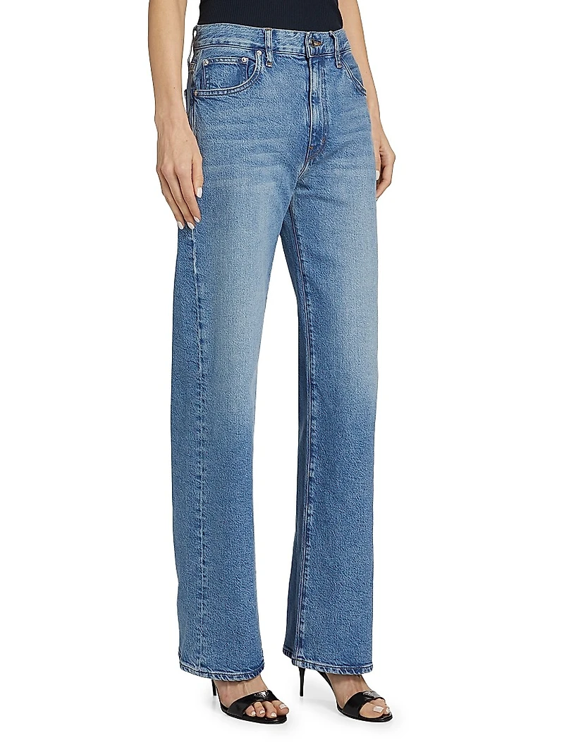 Faye High-Rise Wide-Leg Jeans