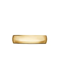 Streamline Band Ring 18K Yellow Gold, 6mm