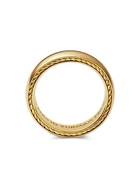 Streamline Band Ring 18K Yellow Gold, 6mm