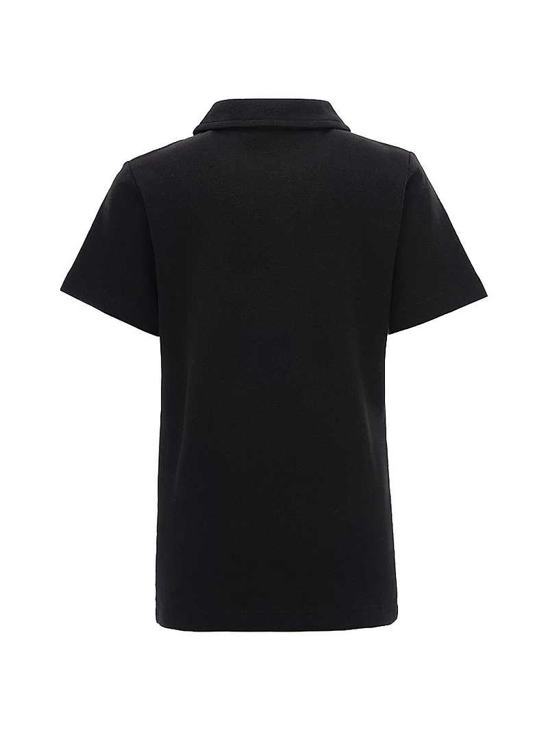 Little Boy's & Solid Polo Shirt